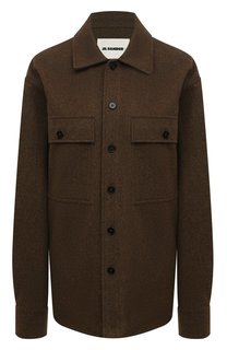 Шерстяная рубашка Jil Sander