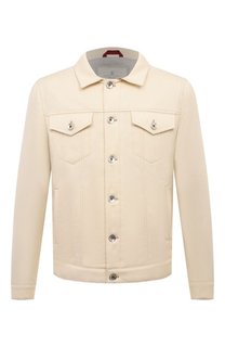 Джинсовая куртка-рубашка Brunello Cucinelli