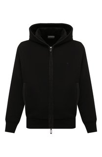 Хлопковая толстовка Emporio Armani