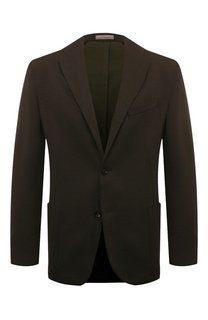 Пиджак из шерсти и хлопка Corneliani