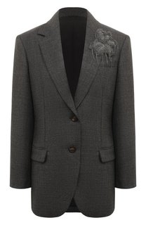 Шерстяной жакет Brunello Cucinelli
