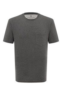 Хлопковая футболка Brunello Cucinelli