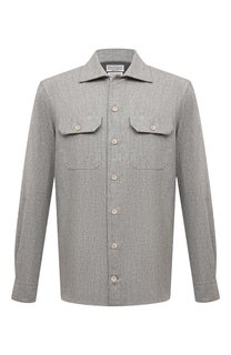 Шерстяная рубашка Brunello Cucinelli