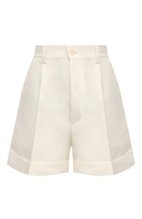 Шорты из вискозы и льна Forte Dei Marmi Couture