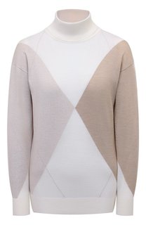 Водолазка из шерсти и шелка Kiton