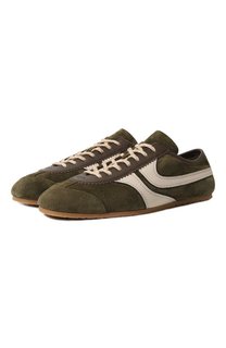 Замшевые кеды Dries Van Noten