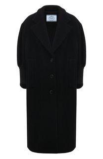 Пальто из шерсти и кашемира Prada