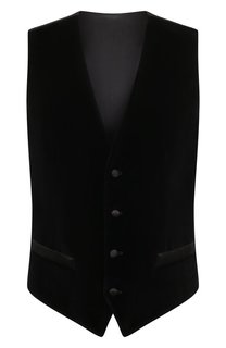 Жилет из хлопка и шелка Dolce & Gabbana