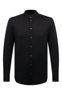 Хлопковая рубашка Emporio Armani