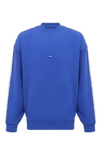 Хлопковый свитшот HUGO Blue