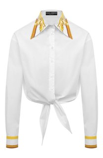 Хлопковая рубашка Dolce & Gabbana