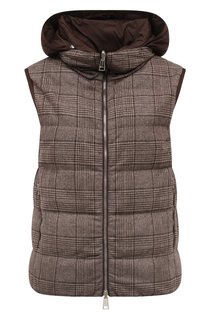 Жилет из шерсти и кашемира Kiton