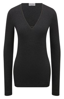 Хлопковый лонгслив Brunello Cucinelli