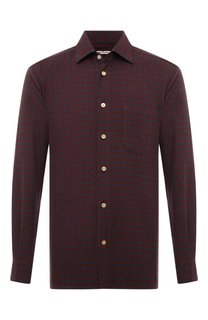 Хлопковая рубашка Kiton