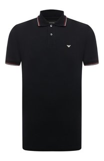 Хлопковое поло Emporio Armani