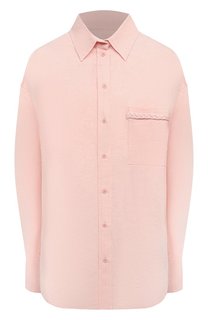 Рубашка из вискозы и льна Forte Dei Marmi Couture