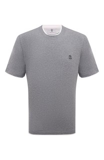 Хлопковая футболка Brunello Cucinelli