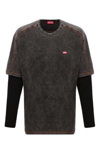 Хлопковый лонгслив Diesel
