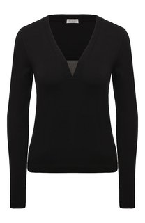 Хлопковый пуловер Brunello Cucinelli