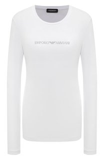 Хлопковый лонгслив Emporio Armani