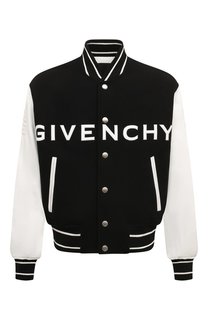 Комбинированный бомбер Givenchy