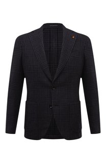 Пиджак из шерсти и шелка Sartoria Latorre