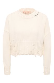 Хлопковый свитер Marni
