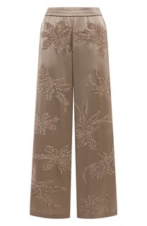 Шелковые брюки Brunello Cucinelli