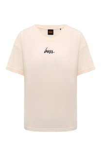 Хлопковая футболка BOSS Orange