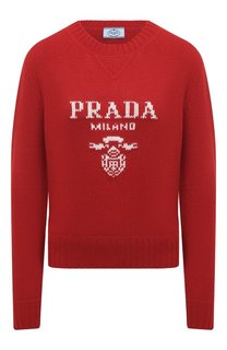 Свитер из шерсти и кашемира Prada