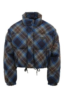 Шерстяной пуховик Prada