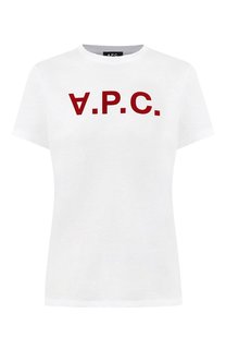 Хлопковая футболка A.P.C.