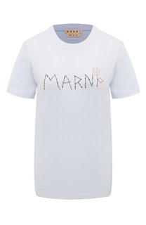 Хлопковая футболка Marni