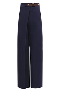 Брюки из вискозы и льна Alberta Ferretti