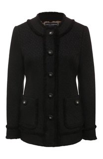 Жакет из шерсти и вискозы Dolce & Gabbana