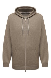 Толстовка из шерсти и кашемира Brunello Cucinelli