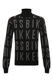 Водолазка из вискозы и шерсти Dirk Bikkembergs