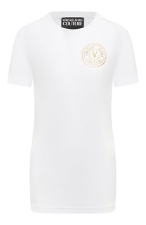 Хлопковая футболка Versace Jeans Couture