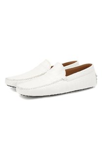 Мокасины из кожи крокодила Tod’s Tods