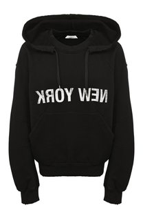 Хлопковое худи Helmut Lang