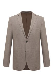 Пиджак из шелка и шерсти Corneliani