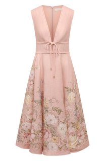 Льняное платье Zimmermann
