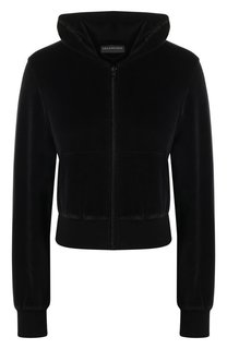 Бархатная толстовка Balenciaga