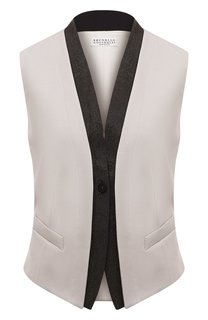 Шерстяной жилет Brunello Cucinelli