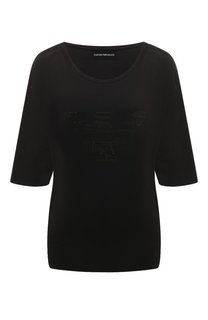 Хлопковая футболка Emporio Armani