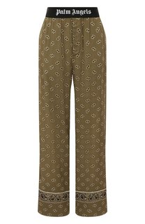 Брюки из вискозы Palm Angels