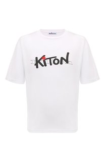 Хлопковая футболка Kiton