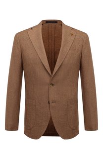 Пиджак из шерсти и хлопка Sartoria Latorre