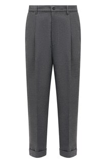 Брюки из хлопка и кашемира Giorgio Armani