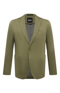 Хлопковый пиджак BOSS